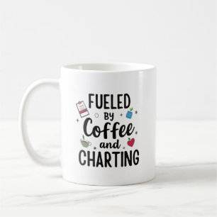 Angetrieben von Kaffee und Dokumentation – Lustige Kaffeetasse