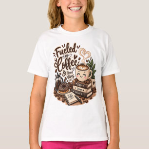 Angetrieben von Kaffee und guter Laune – Süßer Kaf T-Shirt