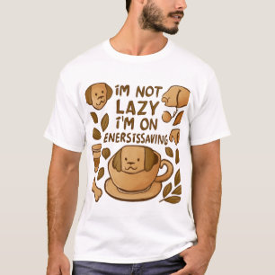 Angetrieben von Kaffee und Hundeknuddeln Tee