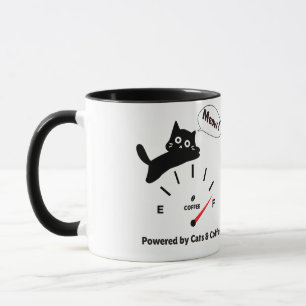 Angetrieben von Katzen & Kaffee Tasse