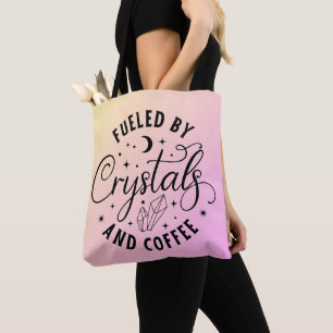 Angetrieben von Kristallen und Kaffee Rosa Ombre H