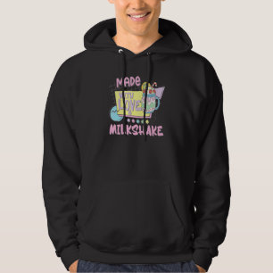 Angetrieben von Love Milkshake Retro 80er 90er Wer Hoodie