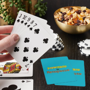 Angetrieben von Menopause 3 Spielkarten