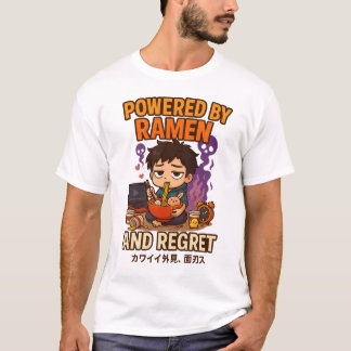 Angetrieben von Ramen und Reue T-Shirt