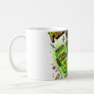 Angetrieben von reinster wilder Energie Lustiger W Kaffeetasse