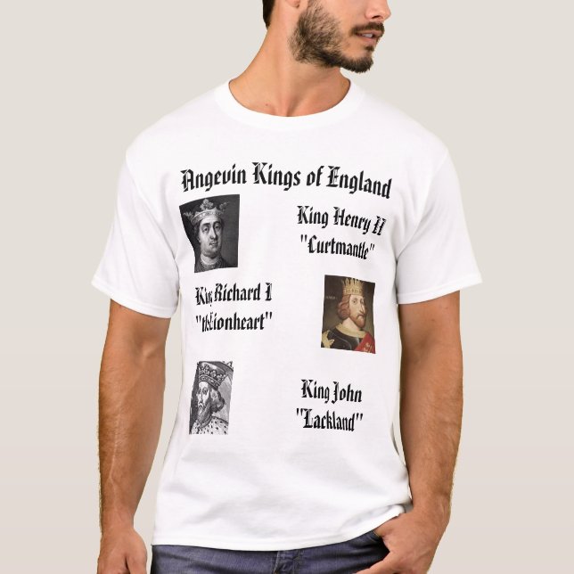 Angevin Könige T-Shirt (Vorderseite)