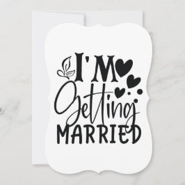 Angewohnt, ich werde heiraten ankündigung