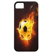 Angezündeter Fußball iPhone 5 Kasten