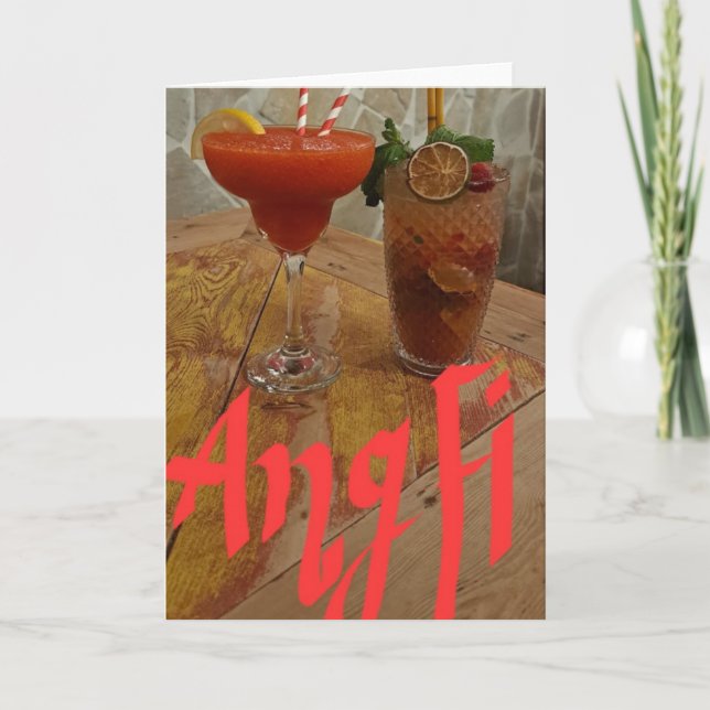 AngFi Birthday Card Karte (Vorderseite)