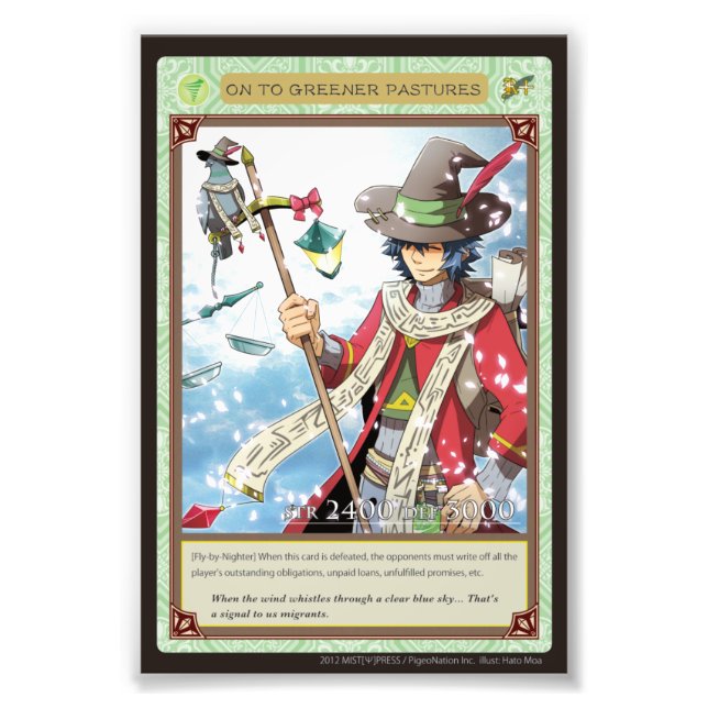 Anghel world photo-On to Greener Pastures Fotodruck (Vorne)