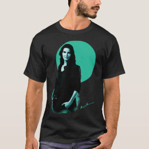 Angie Harmon-blue Poster Cap T-Shirt