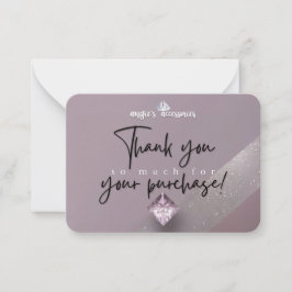 Angie's Accessoires Custom Danke Card Mitteilungskarte