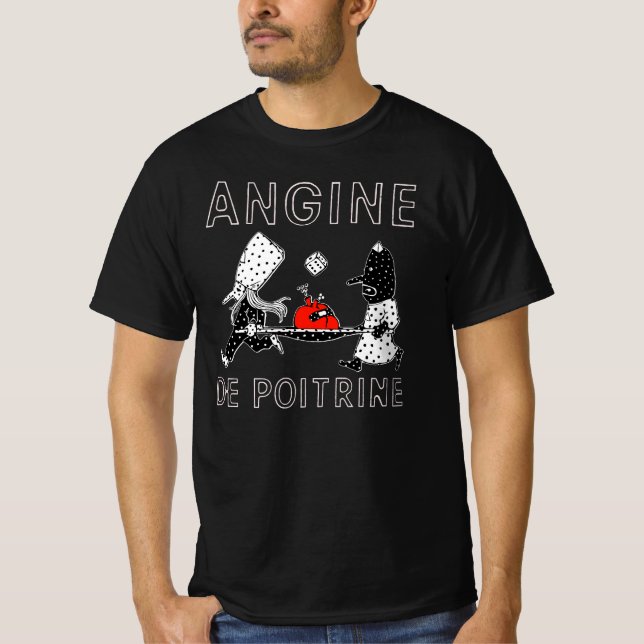 Angine de Poitrine Mantra Rock Band Quebec Canada  T-Shirt (Vorderseite)