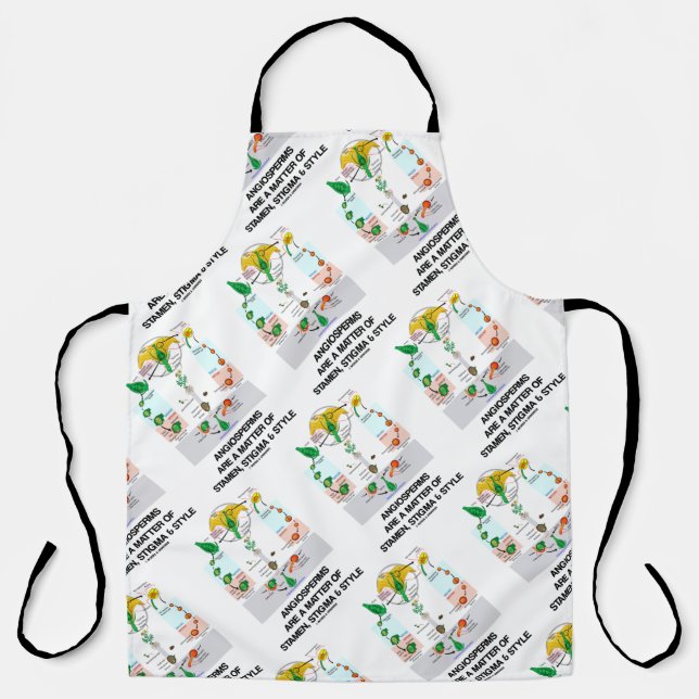 Angiospermen sind eine Angelegenheit von Stamen St Schürze (Vorderseite)