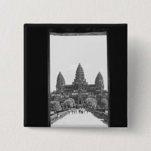 Angkor Kambodscha, Angkor Wat Türblick 2 Button
