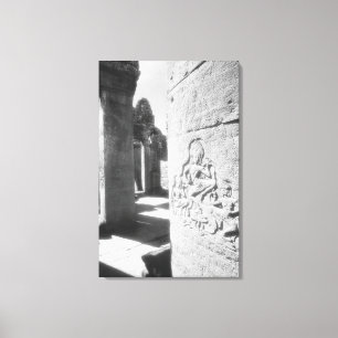 Angkor Kambodscha, Apsara Carving the Bayon 2 Leinwanddruck