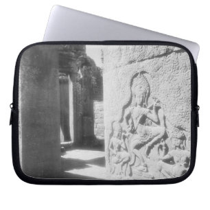 Angkor Kambodscha, Apsara-Schnitzerei The Bayon 2 Laptopschutzhülle