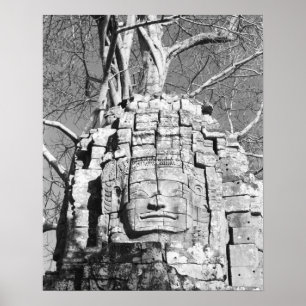 Angkor Kambodscha, Kopf Ta Som Tempel Poster