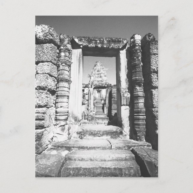 Angkor Kambodscha, Tempel vor dem Rup Postkarte (Vorderseite)