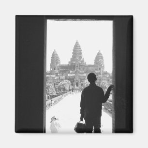 Angkor Kambodscha, Türe und Person Angkor Wat Magnet