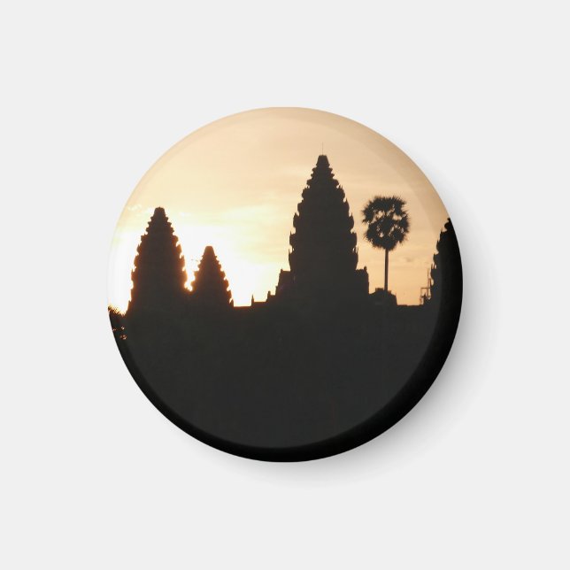 Angkor-Silhouette Magnet (Vorne)
