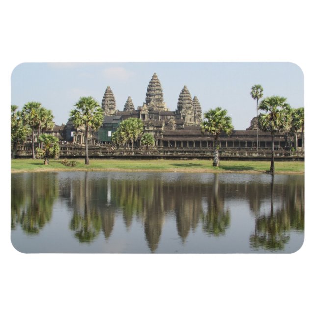 Angkor Wa Reflektion Magnet (Horizontal)