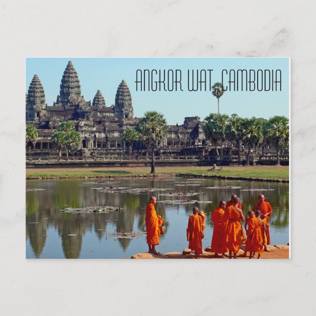 Angkor Wat Cambodia Postcard Postkarte (Vorderseite)