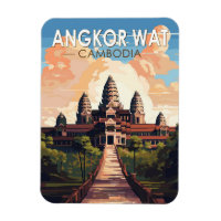 Angkor Wat Cambodia Reisen Vintag