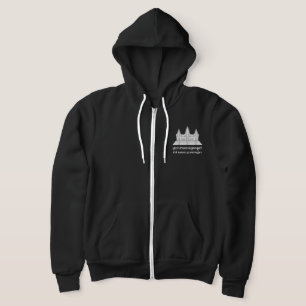 Angkor Wat Cambodian / Khmer Flag mit Motto Hoodie