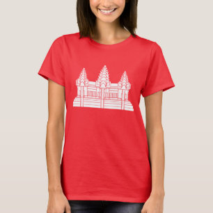 Angkor Wat Cambodian / Khmer Flag T-Shirt