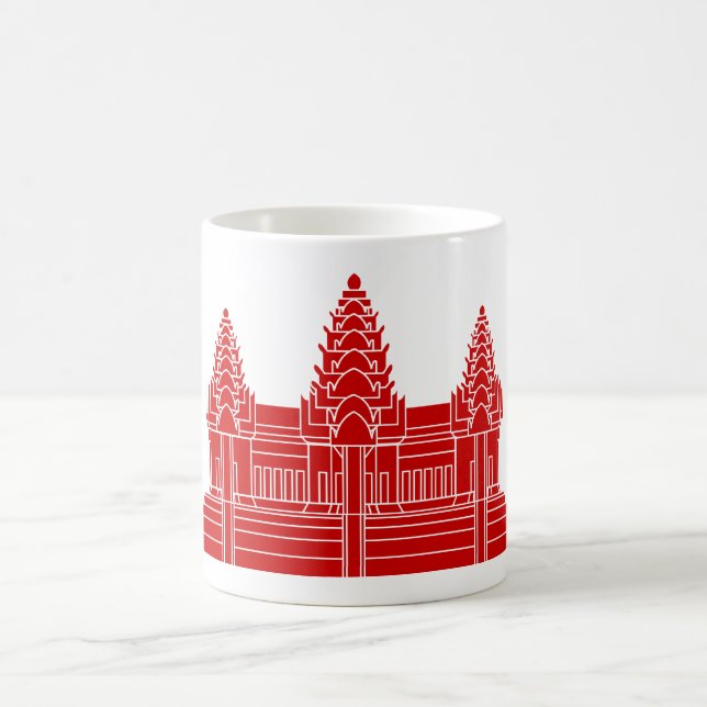 Angkor Wat Cambodian / Khmer Flag Tasse (Mittel)