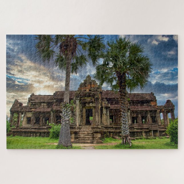 Angkor Wat Cambodian Khmer Temple Puzzle (Horizontal)