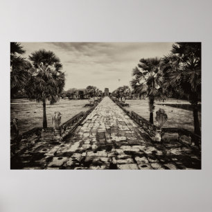 Angkor Wat Causeway Poster