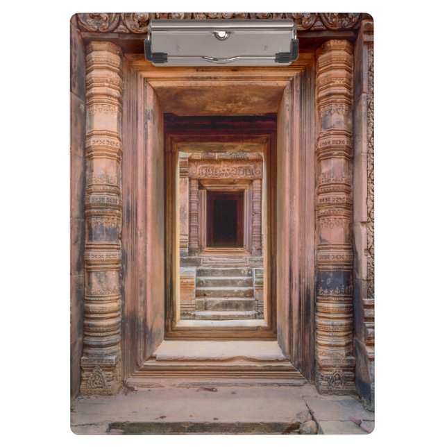 Angkor Wat Entryway, Kambodscha Klemmbrett (Vorderseite)
