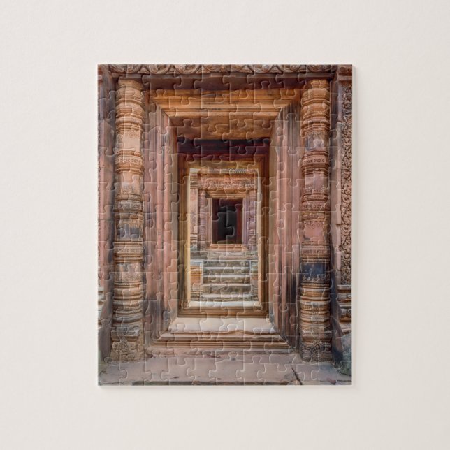 Angkor Wat Entryway, Kambodscha Puzzle (Vertikal)