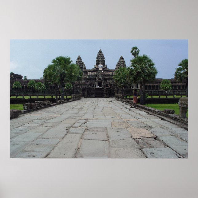 Angkor Wat in Siem Reap, Kambodscha Poster (Vorne)
