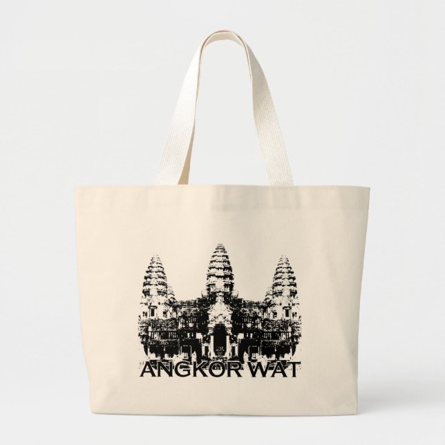 Angkor Wat Jumbo Stoffbeutel (Vorne)