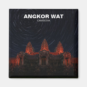 Angkor Wat Kambodscha in der Nacht Magnet