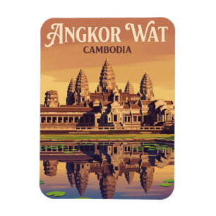 Angkor Wat Kambodscha Magnet