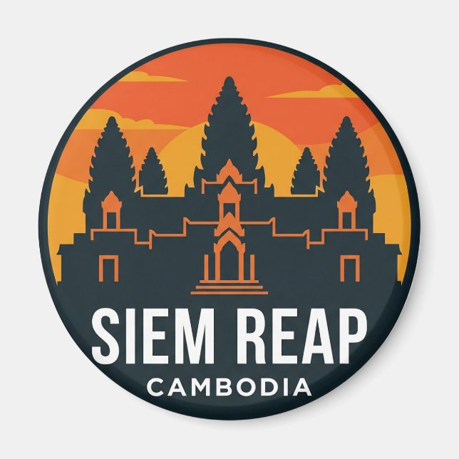 Angkor Wat Kambodscha Magnet (Vorne)