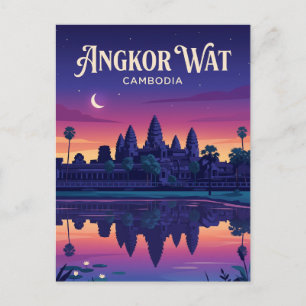 Angkor Wat Kambodscha Postkarte