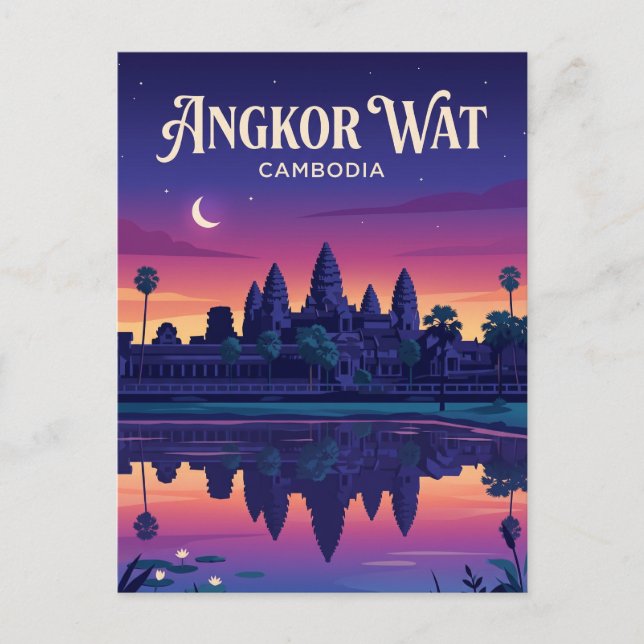 Angkor Wat Kambodscha Postkarte (Vorderseite)