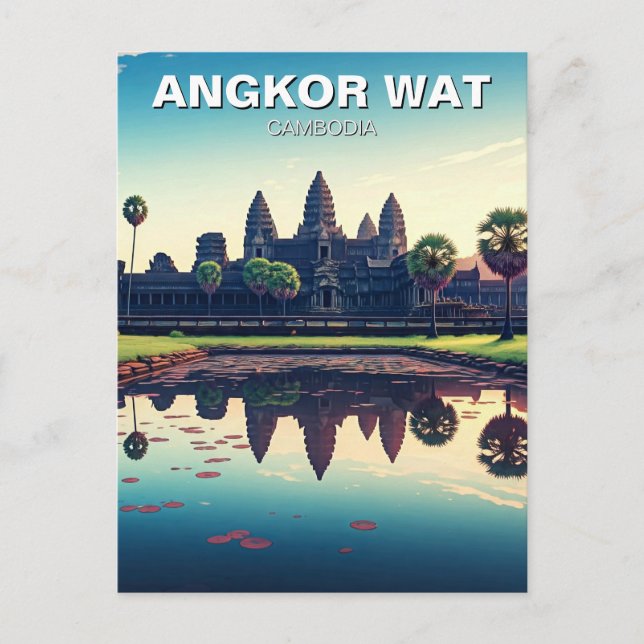 Angkor Wat Kambodscha Postkarte (Vorderseite)