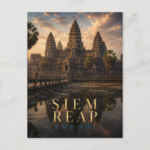 Angkor Wat Kambodscha REALMS Postkarte