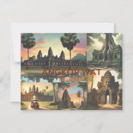 Angkor Wat Postkarte