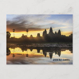 Angkor Wat Reflection Postkarte