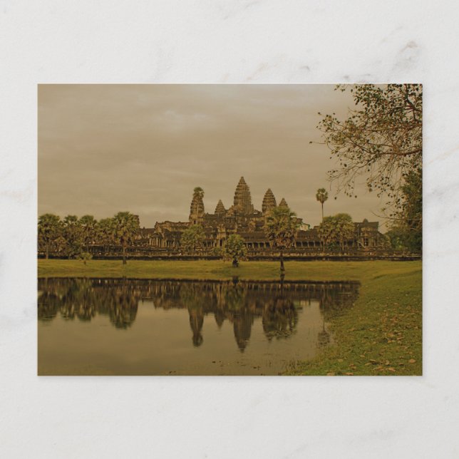 Angkor Wat Reflections Postkarte (Vorderseite)