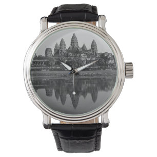 Angkor Wat Reflexions-Kambodscha-Kunst-Fotografie Armbanduhr