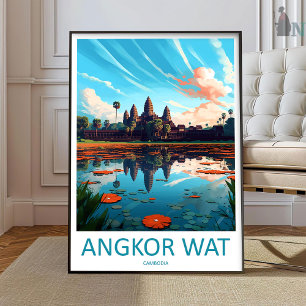 Angkor Wat Reise Druck Wand Kunst Angkor Wat Wand
