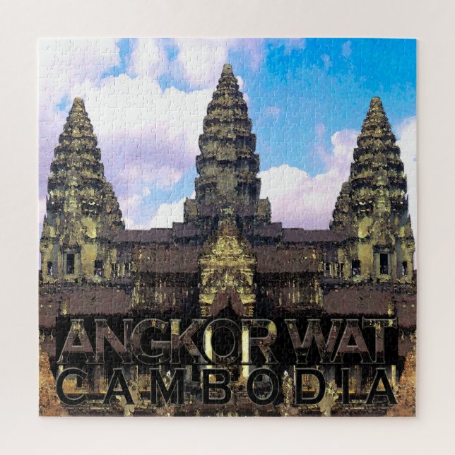 Angkor Wat Square Puzzle (Vertikal)